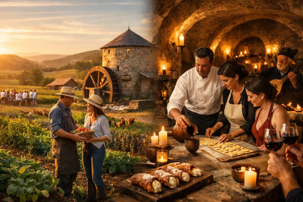 Farm Masterclass vs Cooking School