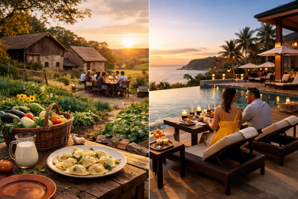 Organic Farm Stay Versus Resort: Which Fits?